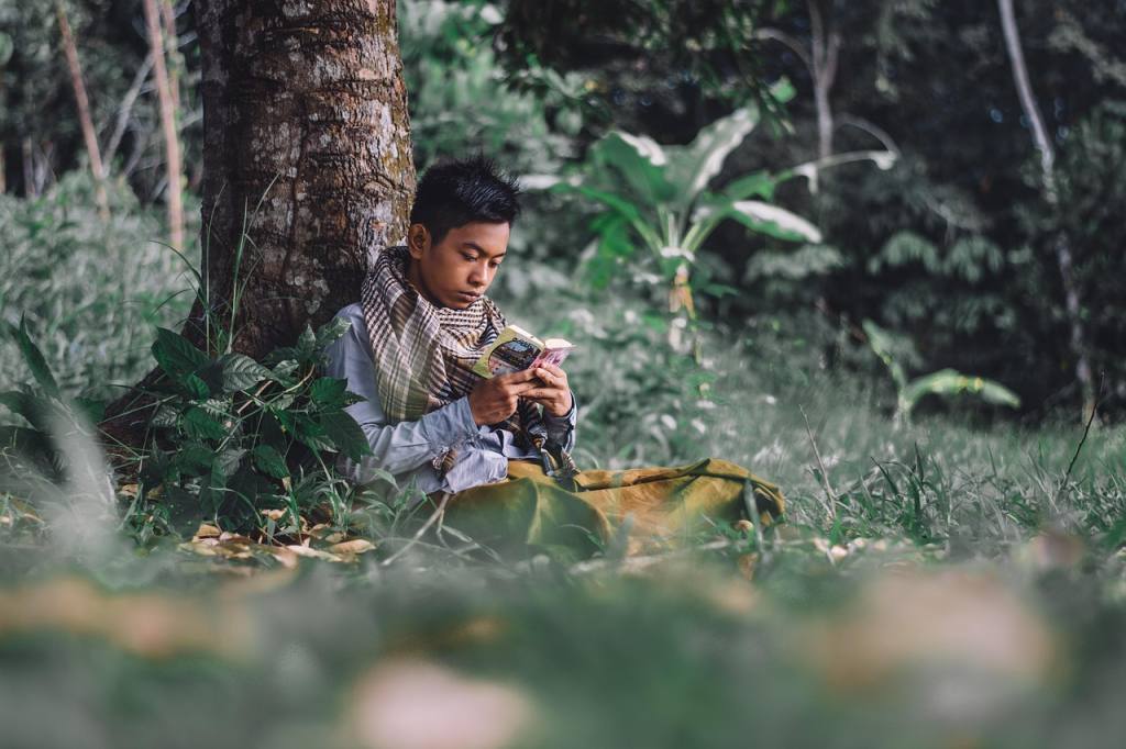 man, ramadan, muslim, tree, guy, religion, culture, traditional, islamic, islam, nature, pray, religious, young, male
