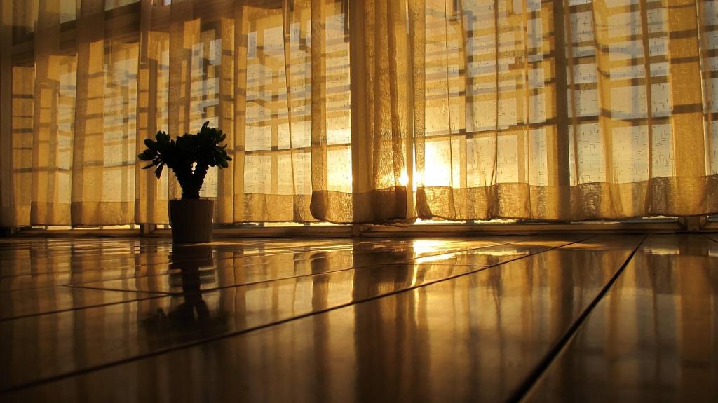 early morning, balcony, curtain, yang guang, nature, sunrise, hope, calmly, cozy, time