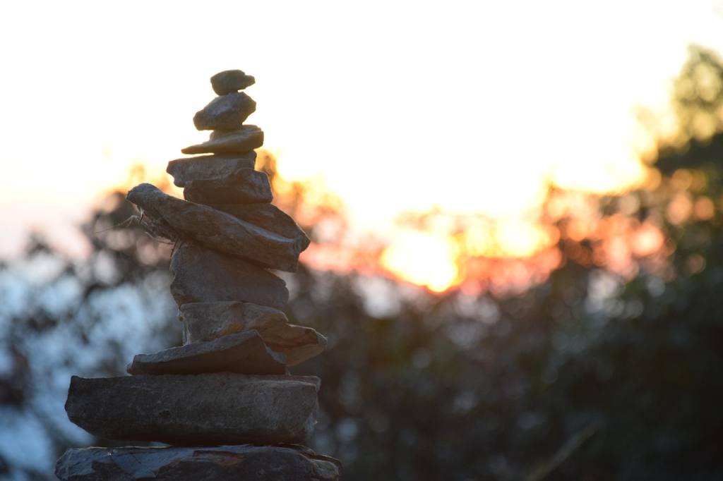 yin yang, landscape, sunset, dusk, japan, nature, thailand, stones, stone